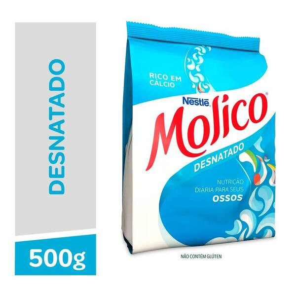 Leite em Pó Desnatado Nestlé Molico 500g
