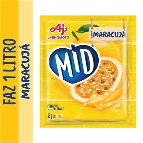 Refresco em Pó Mid Maracujá 20g