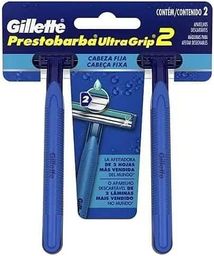 Aparelho Prestobarba Ultragrip Fixo Gillete 2un