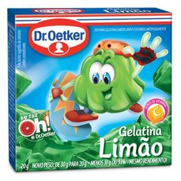 Gelatina em Po Oetker 20g Limao