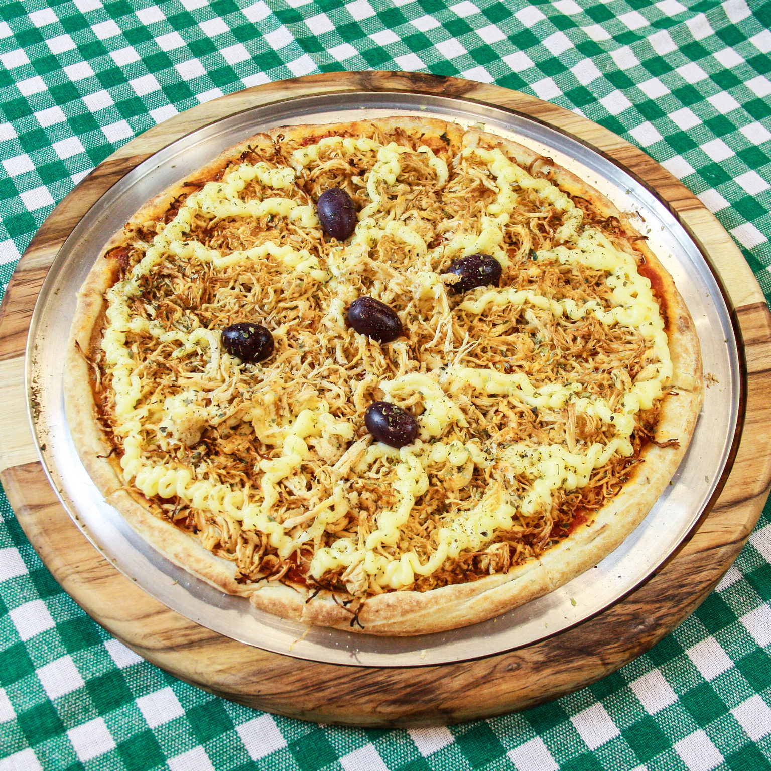 Pizza frango com catupiry