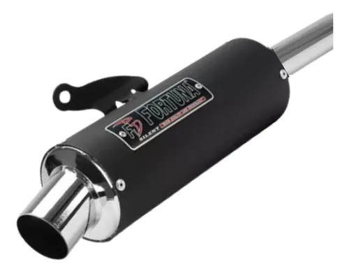 ESCAPE TITAN/FAN/START 160 MODELO F1 TURBO PRETO FORTUNA