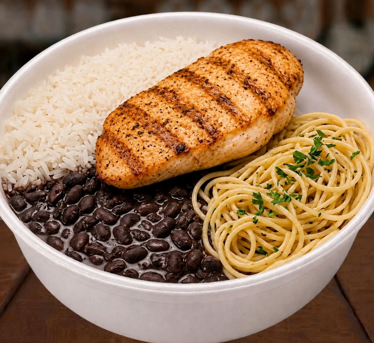 MARMITA ECONÔMICA FRANGO GRELHADO