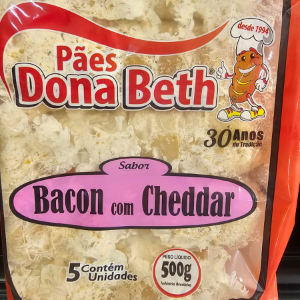 PACOTE PAO DE ALHO BACON COM CHEDDAR