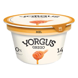 IOGURTE DESNATADO C/MEL YORGUS 130G