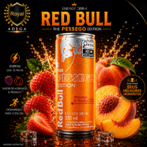 RED BULL MORANGO COM PESSEGO 250ML