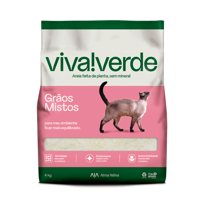 Areia Viva Verde Grãos Mistos 10kg