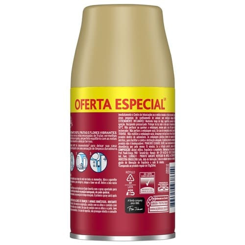 Odorizador Frutas e Flores Vibrantes Automatic Oferta Especial Glade 269ml