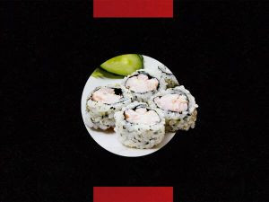 Uramaki de Skin C/ Salmão 