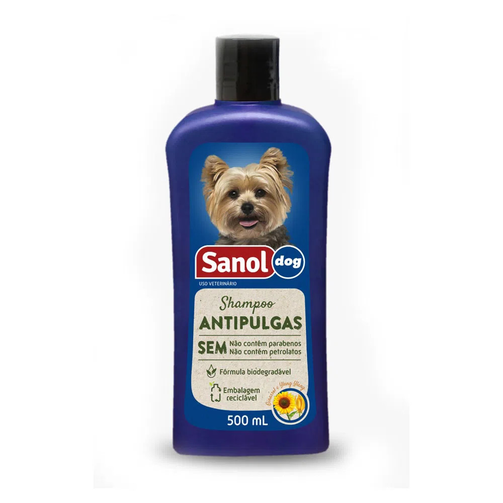 Shampoo Sanol Antipulgas 500ml