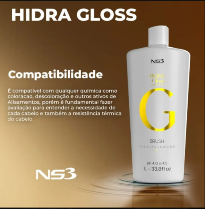 ATIVO HIDRA GLOSS G BRUSH NS3 1LT