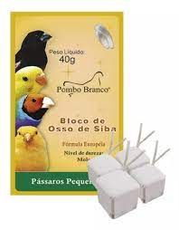 Bloco Osso De Siba Pass. Grande 110G Pombo Branco