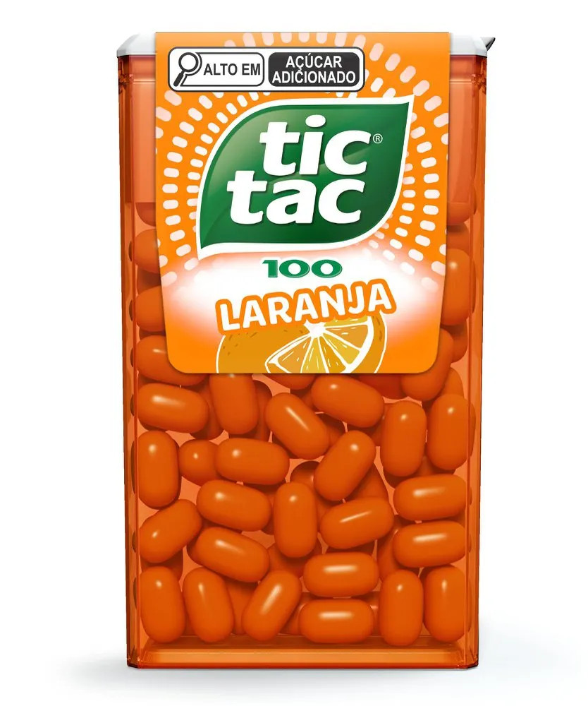 Bala TicTac Laranja