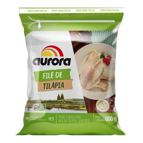 Filé de Tilápia Aurora 800g