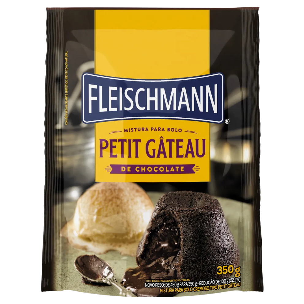 MISTURA P/ BOLO FLEISCHMANN PETIT GATEAU 350G