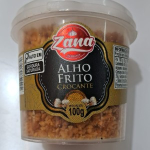 TEMPERO ALHO FRITO CROCANTE ZANA 100G