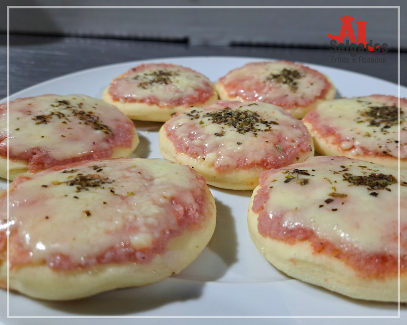 Mini Pizza de Presunto e Mussarela