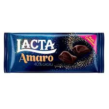 Chocolate barra Lacta Amaro 40% 90g