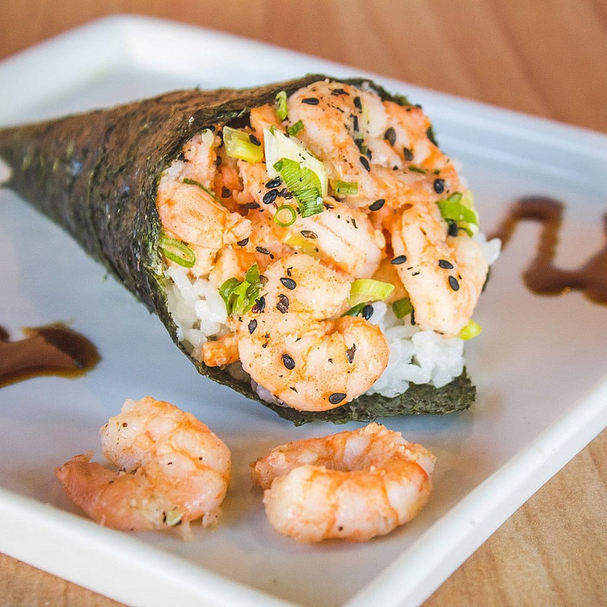 Temaki camarão