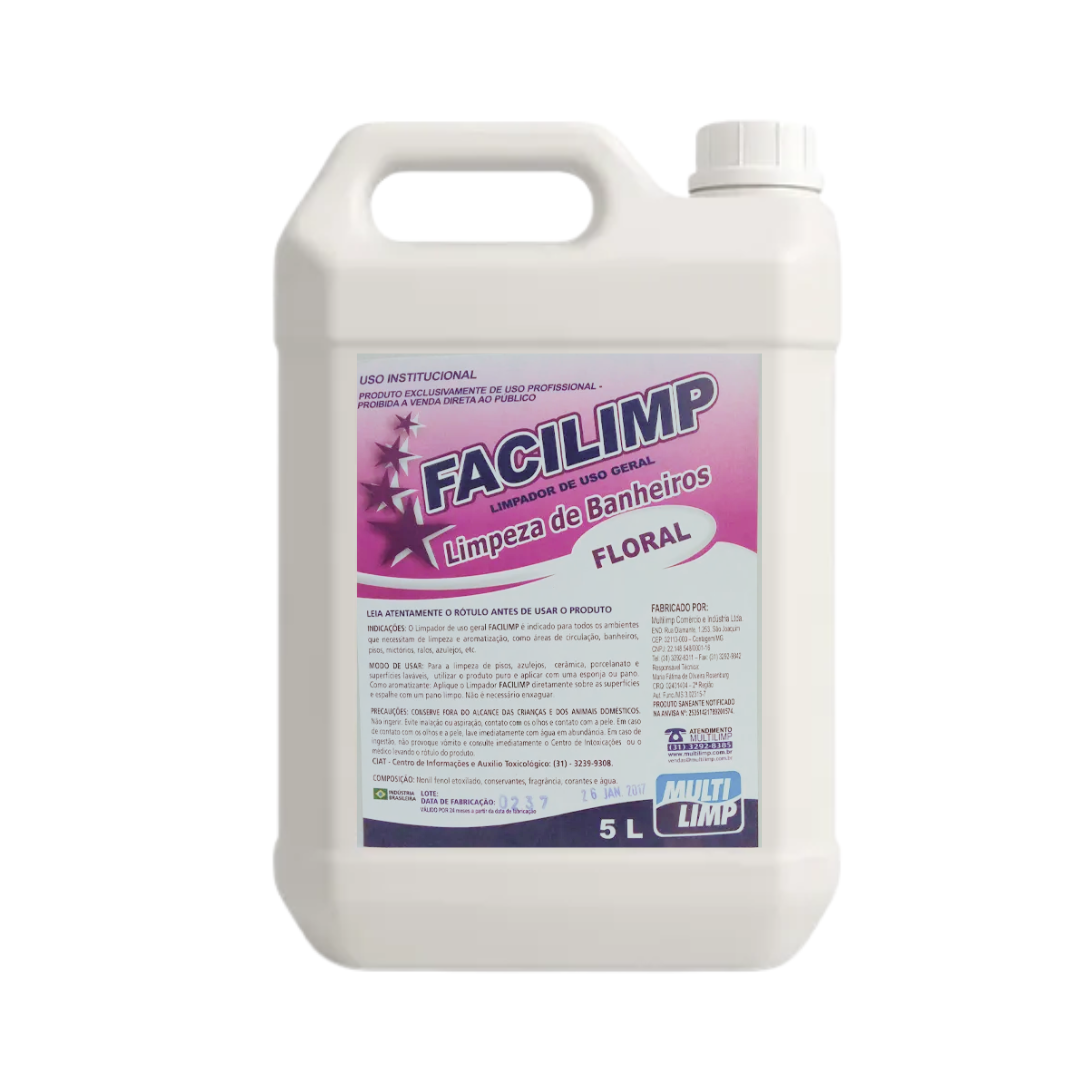 FACILIMP LIMPADOR PERF 5L FLORAL