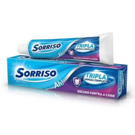 Creme dental sorriso 70g tripla limpeza 
