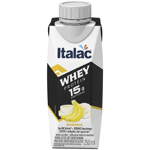 Whey Protein 15g Italac Bana 250ml