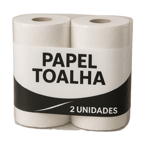 DESCARTÁVEL - PAPEL TOALHA 2 ROLOS