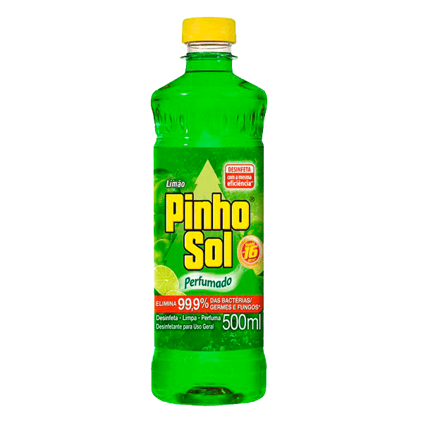 DESINFETANTE PINHO SOL LIMAO 500ML