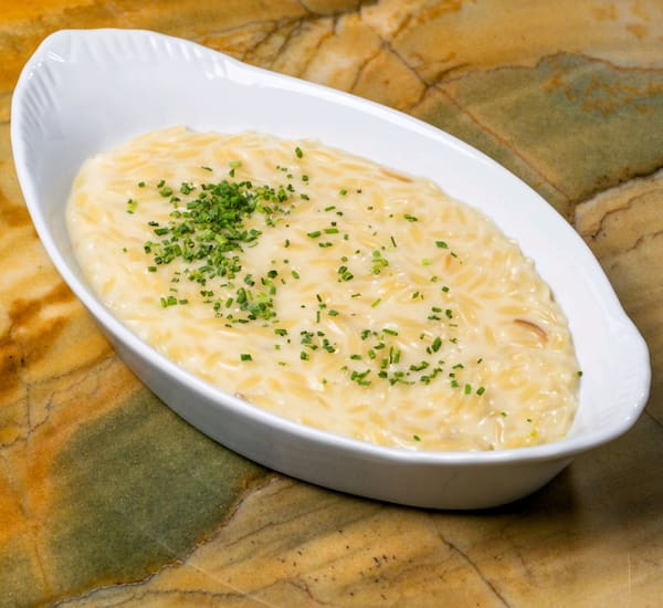 Orzo & Queijo.