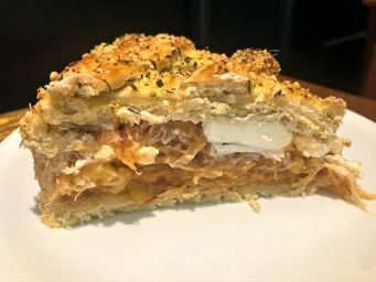 Torta Fatia Frango com cream cheese e Milho (fatia 250 gr)