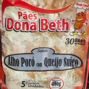 PACOTE PAO DE ALHO COM QUEIJO SUIÇO