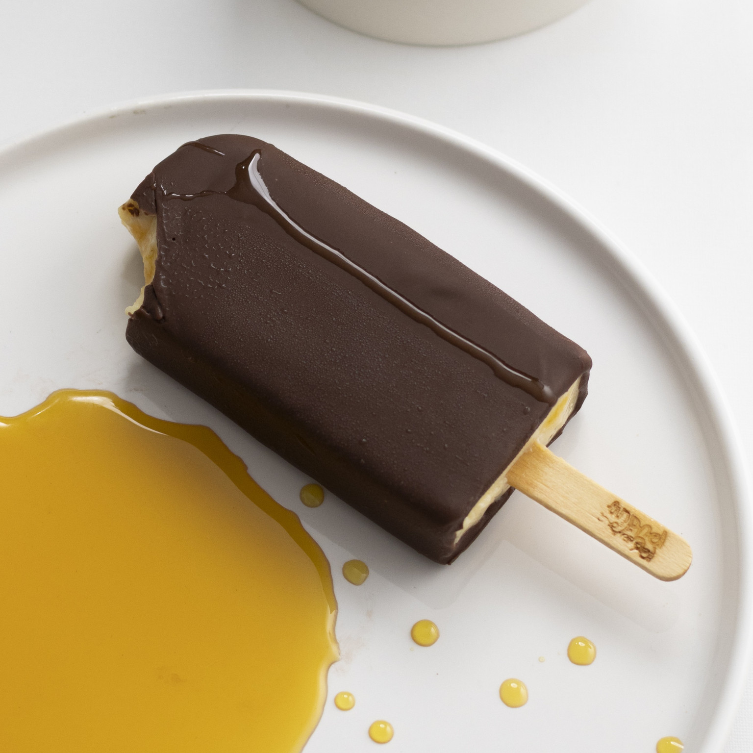 Paleta de Pudim ao Leite