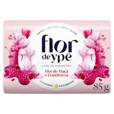 SABONETE FLOR DE YPE FLOR DE MAÇA/ FRAMBOESA 85G