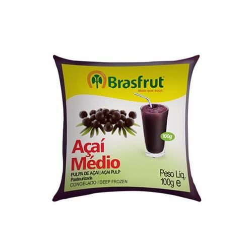 Polpa Congelada Brasfrut Açaí Embalagem 100g