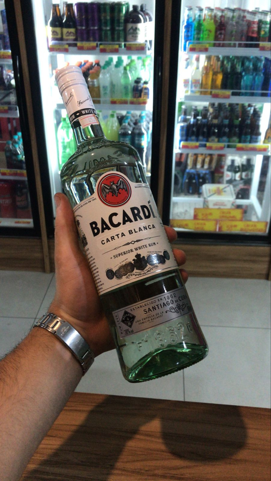 RUM BACARDI CARTA BLANCA 980ML