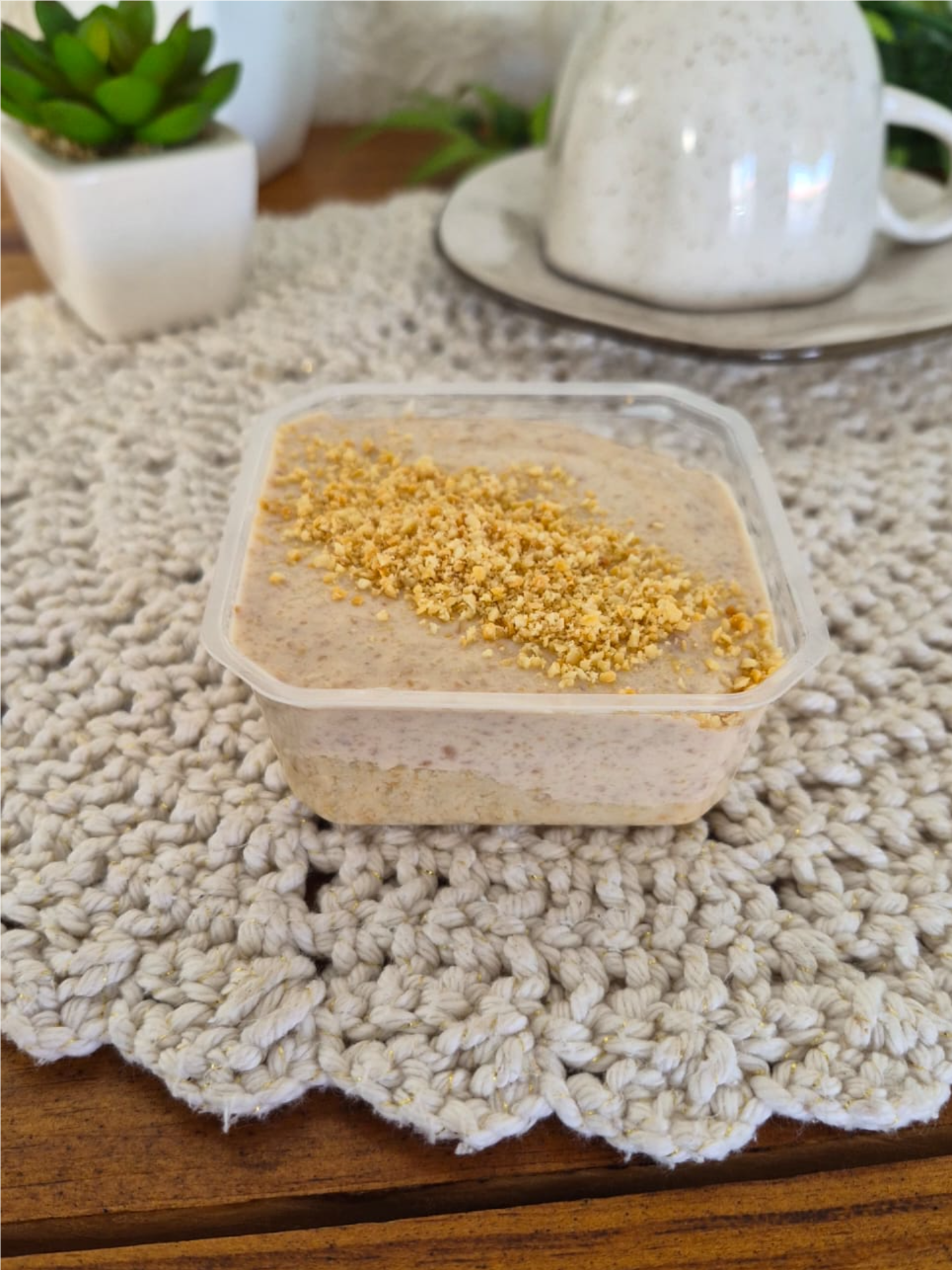 TORTA DE PAÇOCA C/ BRIGADEIRO 150 ML Congelado.