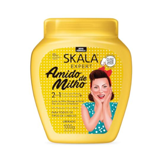 CREME HIDR. + PENTEAR  SKALA AMIDO DE MILHO 1KG