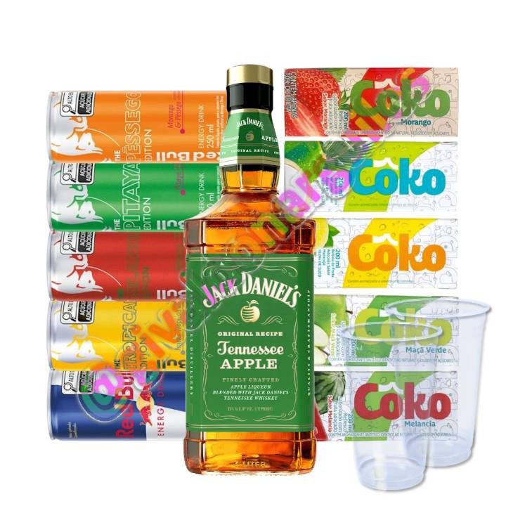 Combo Jack Apple 1L + Red Bull