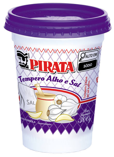Tempero Alho e sal Pirata 300g