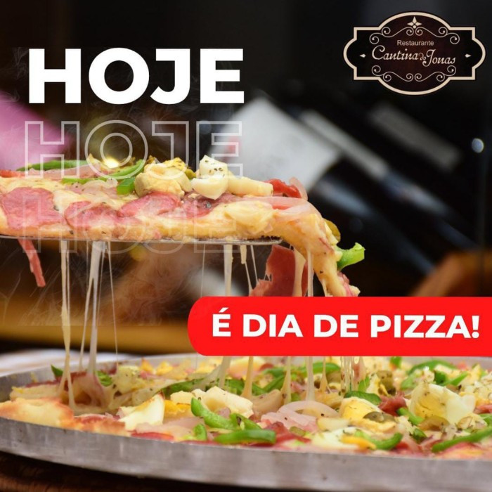 Pizza pequena - 4 fatias