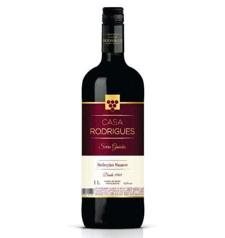 VINHO CASA RODRIGUES TINTO SUAVE 1LT