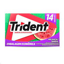 CHICLETE TRIDENT MELANCIA 25G