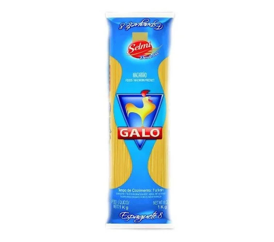 Macarrao Galo Semola Espaguete 8 1kg