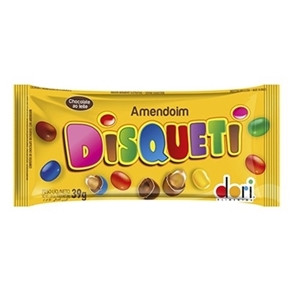 DISQUETI AMENDOIM C/ CHOCOLATE DORI 39G