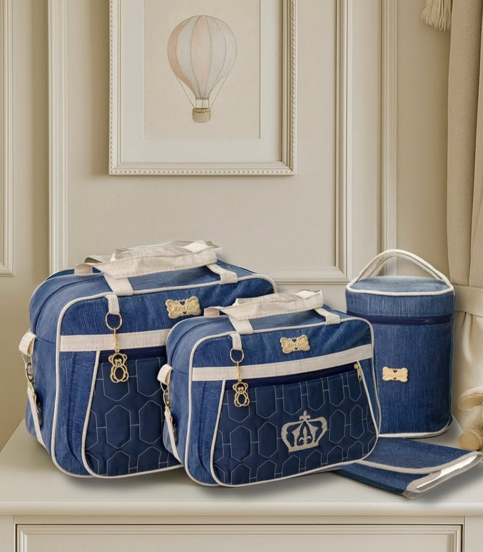 Kit Bolsa Maternidade Mave Baby - 4 Peças 