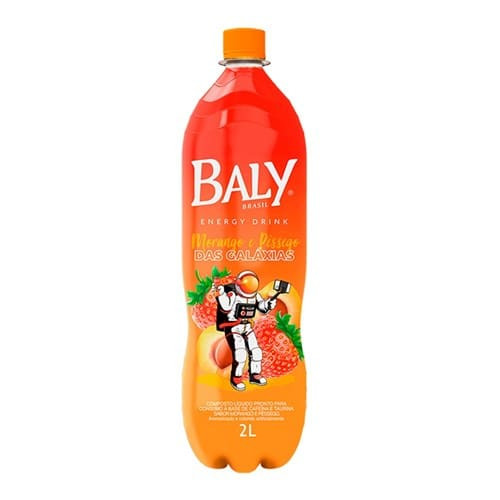 Energético Morango e Pêssego das Galáxias Baly 2l