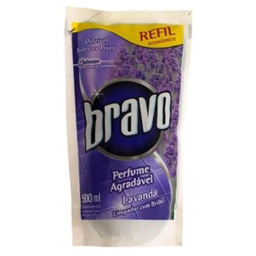 Limpador Bravo Lavanda Refil 500ml