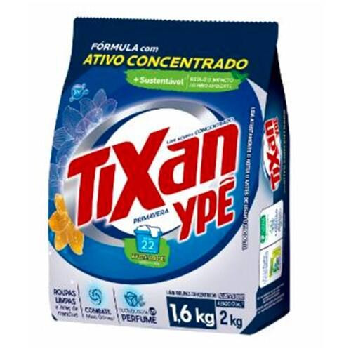 Lava Roupas em Pó Concentrado Primavera Tixan Ypê 1,6kg