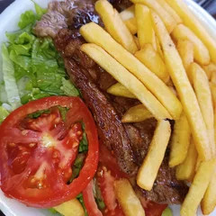 CONTRA FILÉ COM FRITAS