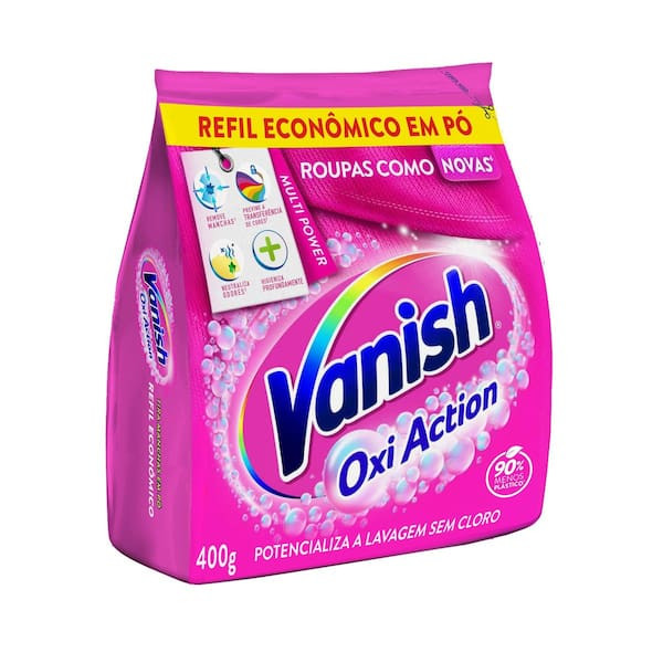Tira Manchas Power O2 Oxi Action Refil Vanish 400g